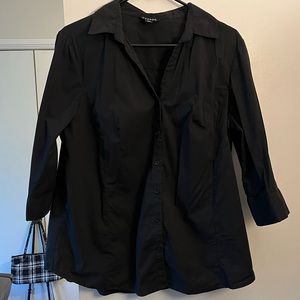 Women’s George button down 3/4 sleeve office top in size 1x/16w